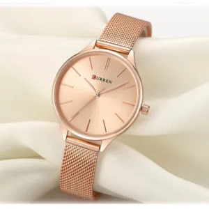 CURREN 9024 Women's Mesh Band Wrist Watch