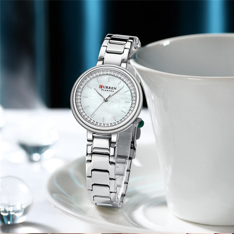 CURREN 9089 Women’s Stainless Steel Wrist Watch (3)