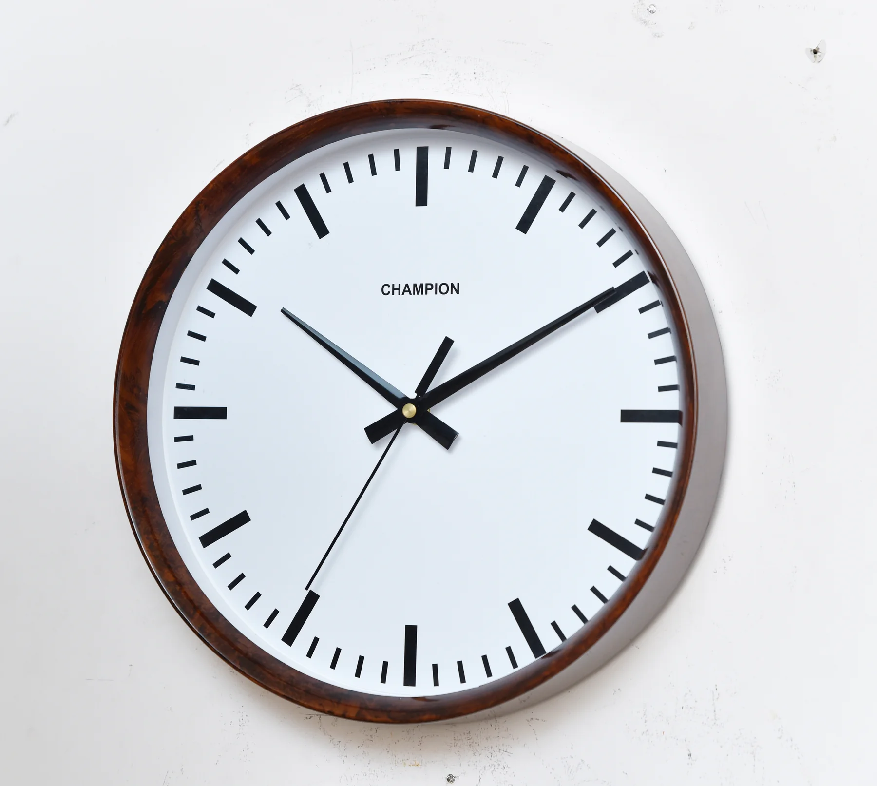 Champion 11.5 inch Walnut DN Wall Clock