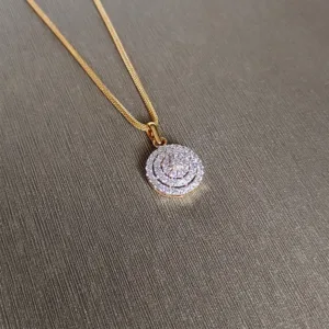 Gold Pendant Cluster by Asavir