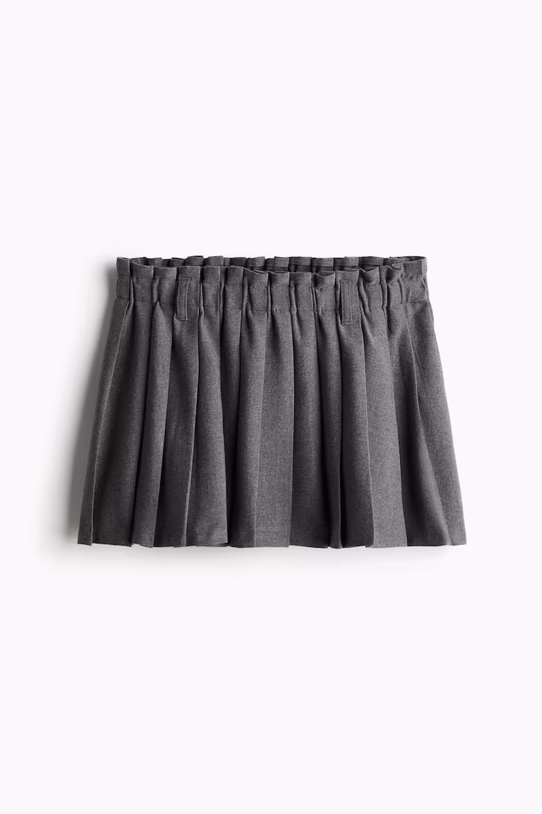 H&M Grey Ladies’ Pleated Mini Skirt(6)