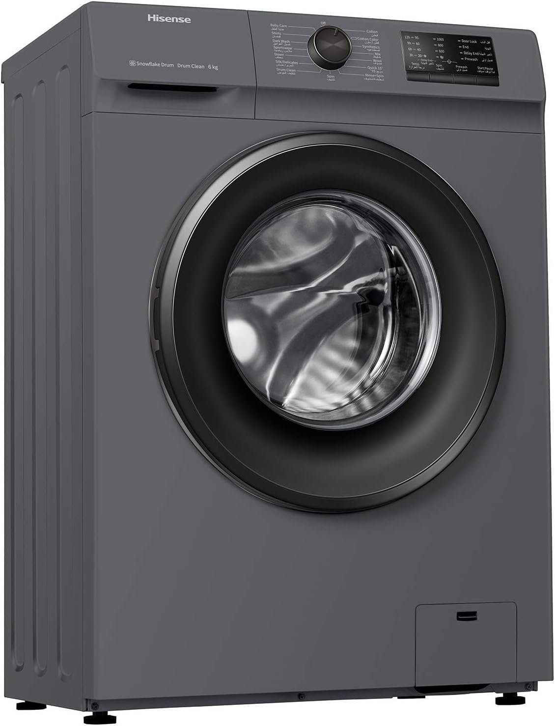 Hisense 6Kg Front Loading Washing Machine – WFVC6010T, VC Series(3)