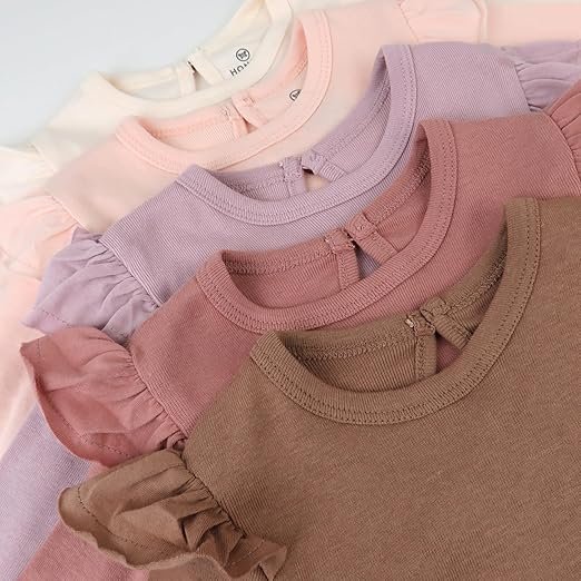 HonestBaby’s Long Sleeve Bodysuits Multipack (4)