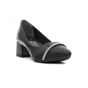 Stylo Black Ladies' Court Shoes (Model WN7307)