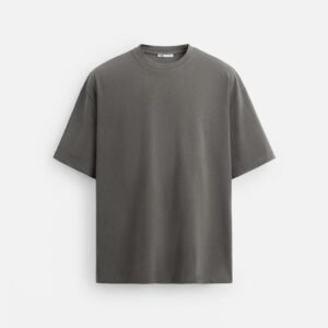 ZARA Men's BASIC HEAVYWEIGHT SHORT SLEEVES T-SHIRT