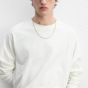 ZARA Men's Medium Weight Long Sleeve T-Shirt