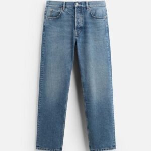 ZARA Men’s Straight-Fit Regular Blue Jeans