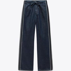 Zara Ladies' Denim Training Pants with Side Bands