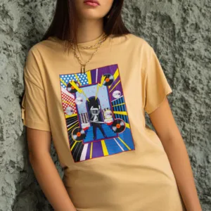 Zellbury Ladies' Close-Fitted Graphic T-Shirt